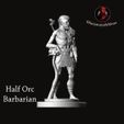 Mezzorco-Barbaro-destra.jpg Miniature Half Orc Barbarian
