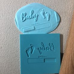 baby-loading-foto.jpg STL file embosser Combo acrylic fondant stamp, embosser for cookies, cupcakes・3D printing idea to download