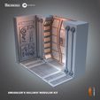 © PATREON REBEL BASE BUILD 1! EMAC i | a SMUGGLER’S HALLWAY MODULAR KIT Star War Inspired Smugglers Hallway Modular Kit for 375 Figures 3D print model