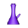 conical flask bong modular.stl conical bong modular base