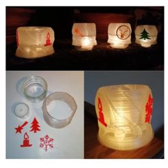 PhotophoreNoel.jpg STL file Christmas candle holder・3D printable design to download, mrballeure