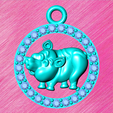 Heo-04.png Pendentif cochon - N541 - Modèle d'impression 3D