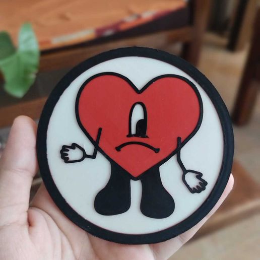 BAD BUNNY Cup Holder - 3D model önizlemesi