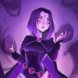 images.jpg Raven Sorceress Fan-Made 3D Figur - Mysteriöse gotische Magierin