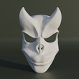 11.png Devil Face Mask - Pig Cosplay Mask 3D print model