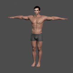 1.jpg -Datei Beautiful man -Rigged 3d character herunterladen • Vorlage für den 3D-Druck, igorkol1994