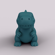 03852.png Cute T-Rex Dinosaur Planter Organizer
