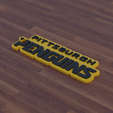 PenguinsName.png Pittsburgh Penguins Keychain