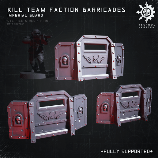 Guard Faction Barricades for Kill Team