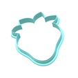 2.png Strawberry Cookie Cutters | STL Files