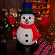 5.jpg crochet snowman (knitted doll)