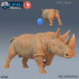 2569-Rhino-Walking-Large.png Rhino Walking Set ‧ DnD Miniature ‧ Tabletop Miniatures ‧ Gaming Monster ‧ 3D Model ‧ RPG ‧ DnDminis ‧ STL FILE