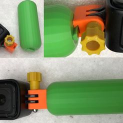 handle gopro.jpg 3D file Handle for Gopro・3D printing design to download