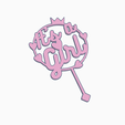 itsagirl.png It's a Girl Cake Topper