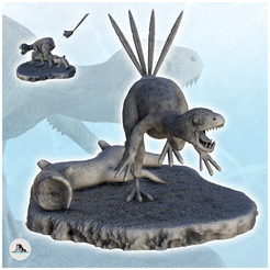 0-6.png STL-Datei Epidexipteryx Dinosaurier (6) - Hochdetaillierte prähistorische Tiere HD Paleoart・3D-druckbares Modell zum Herunterladen