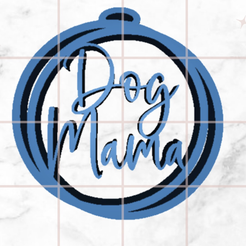 Screenshot-2023-03-25-at-11.14.31-AM.png Fichier STL Dog mama ornament・Objet imprimable en 3D à télécharger