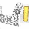 roolo.jpg STL-Datei Tile emboss roll 15cmx15cm・Vorlage für 3D-Druck zum herunterladen