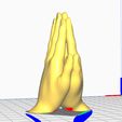 Manos.jpg STL file Hands, Mudras, Hands Yoga, meditation, hands praying・3D printable model to download
