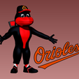 dfggf.png MLB - Baltimore Orioles baseball mascot statue - DECOR