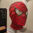 Zoommed.jpeg Spider-man Raimi faceshell + lens realistic