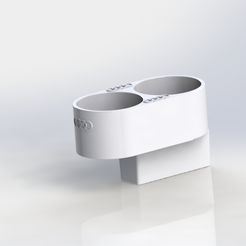 U3ntitled.jpg STL file AUDİ A3 DUAL CUP HOLDER・Template to download and 3D print