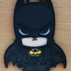 Batman.jpg Datei STL Batman Schlüsselanhänger・Design für 3D-Drucker zum herunterladen