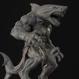 Untitled12_014.jpg Mutant Shark Warrior 3D Print Ready