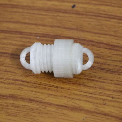 Quick release keyring with lock 3D model