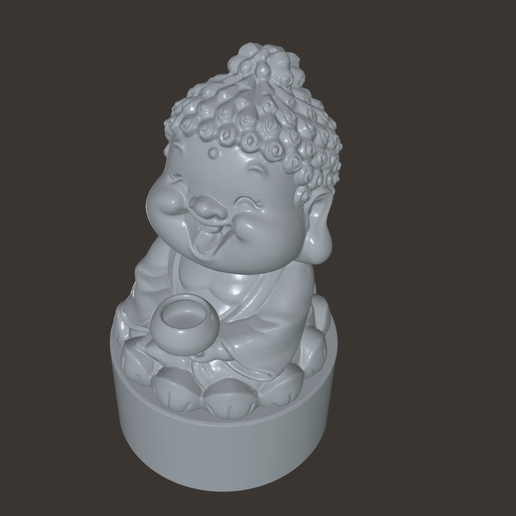 Baby Buddha 3D model