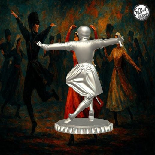 jpg_frame_06.jpg Черкесская лезгинка мужчина танцор модель - SoliDRawinGs SG1888