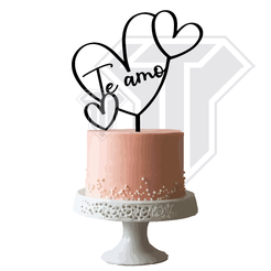 Topper-love-02-ily.png STL file I love you - Cake topper・3D printer model to download