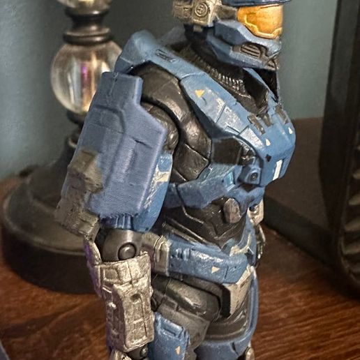 😇 Mcfarlane Halo Reach - CQC shoulder armor・Free STL File for 3D