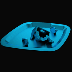 headlight-washer-cover-2.png STL file Ford Focus MK3 headlight washer cover・Design to download and 3D print