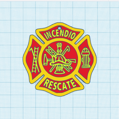 2024-04-29.png Firefighter malt cross keychain