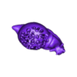 Snailfigurefixed.stl Lumaca surreale corallina