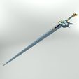 04.jpg Genshin Impact Iron Sting sword. Video game, props, cosplay