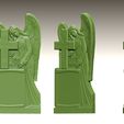 2.jpg Grieving Angel with Rose STL Model