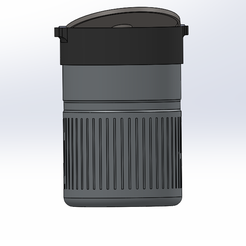 RES1.png Fichier STL COUVERCLE PIVOTANT POUR POUBELLE・Modèle pour imprimante 3D à télécharger