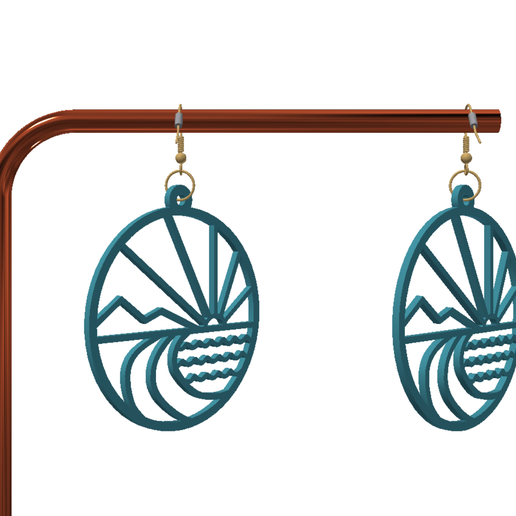🗝️ Cute keychain / earrings・ STL File for 3D printing・Cults