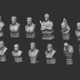 07.jpg 3D PRINTABLE COLLECTION BUSTS 9 CHARACTERS 12 MODELS