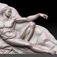 7.jpg La création d'Adam - Chef-d'œuvre de Michel-Ange Bas-relief