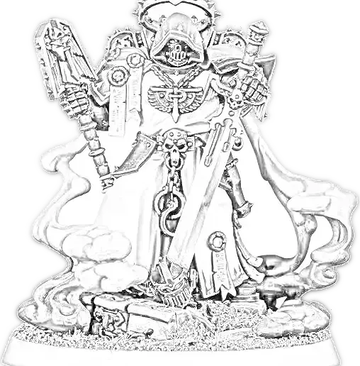 Angel of dark asmodai marine 3D model