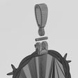 wf1.jpg Couronne de montre pendentif rond avec bague Modèle d'impression 3D