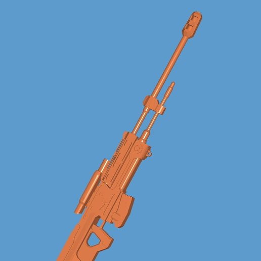 🔫 Sniper Rifle – Military Weapon 3D Print Model – Cosplay / Display ...