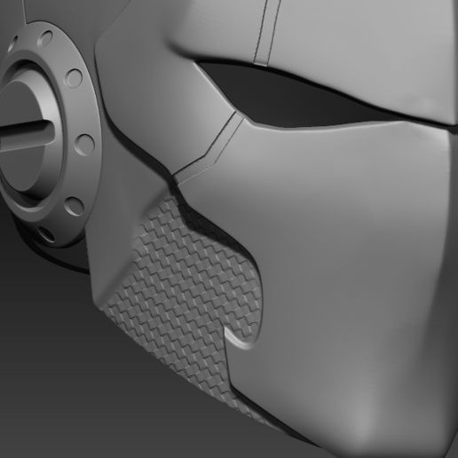 Red Hood Red Ronin Cosplay Remake with textured cheeks 3D model