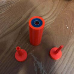 roller.jpg Fichier STL gratuit Carambolage de filaments de dessicant (roulements de patins)・Design pour imprimante 3D à télécharger