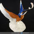 kingfisherSq02.jpg Archivo 3D Kingfisher [MMU] Tres versiones・Diseño imprimible en 3D para descargar