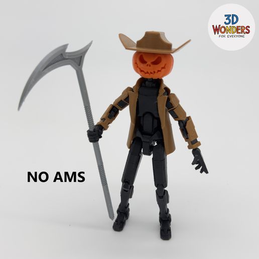 🎃 T13 Pumpkin Action Figure - Dummy 13 - For Halloween