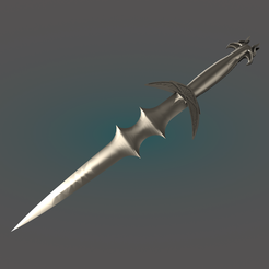 Dagger-render.png STL file Dagger・Template to download and 3D print