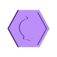 hexagon_baby_head.stl 81 Symbol Meeple Hexagons Collection – 3D Printable Game Tokens